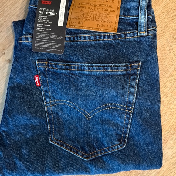 Levi’s 511 Slim Fit Authentic soft jeans - Picture 3 of 3